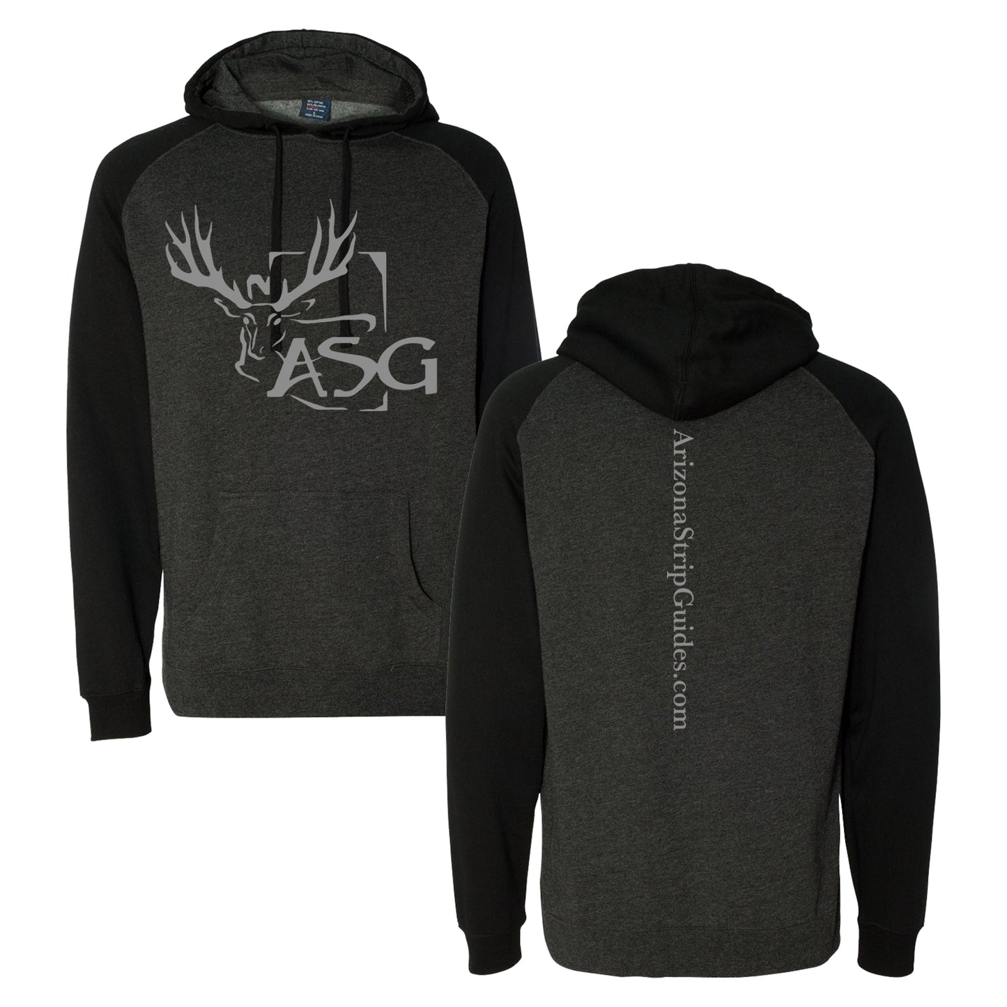 ASG Hoodie Black/Heather Gray